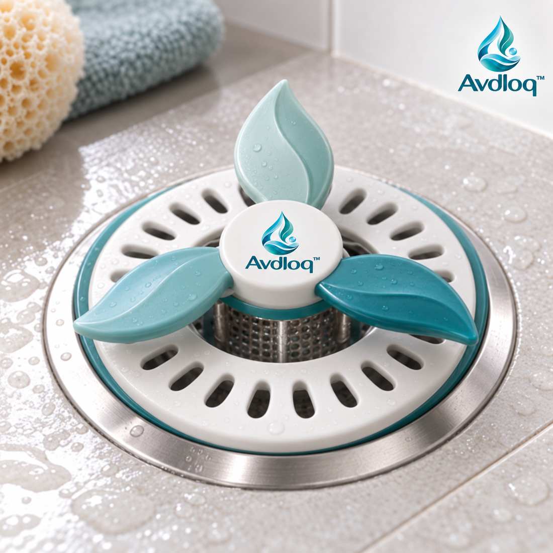 Avdloq™ LeafLift Hair Catch Drain Cover