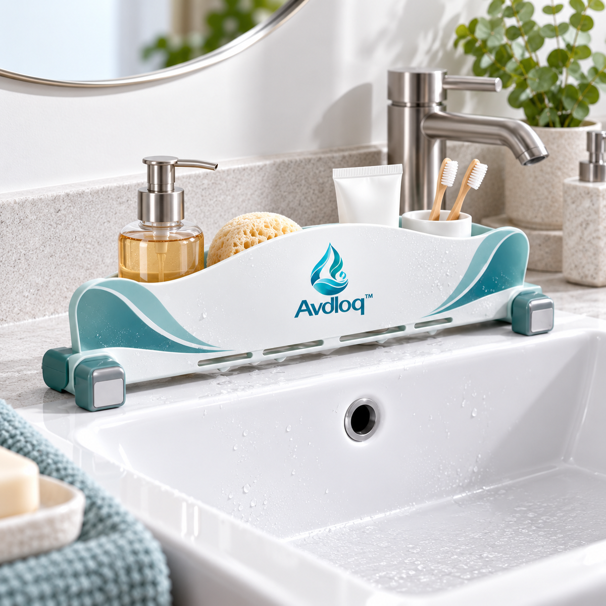 Avdloq™ BasinFlow Fold-Edge Splash Guard