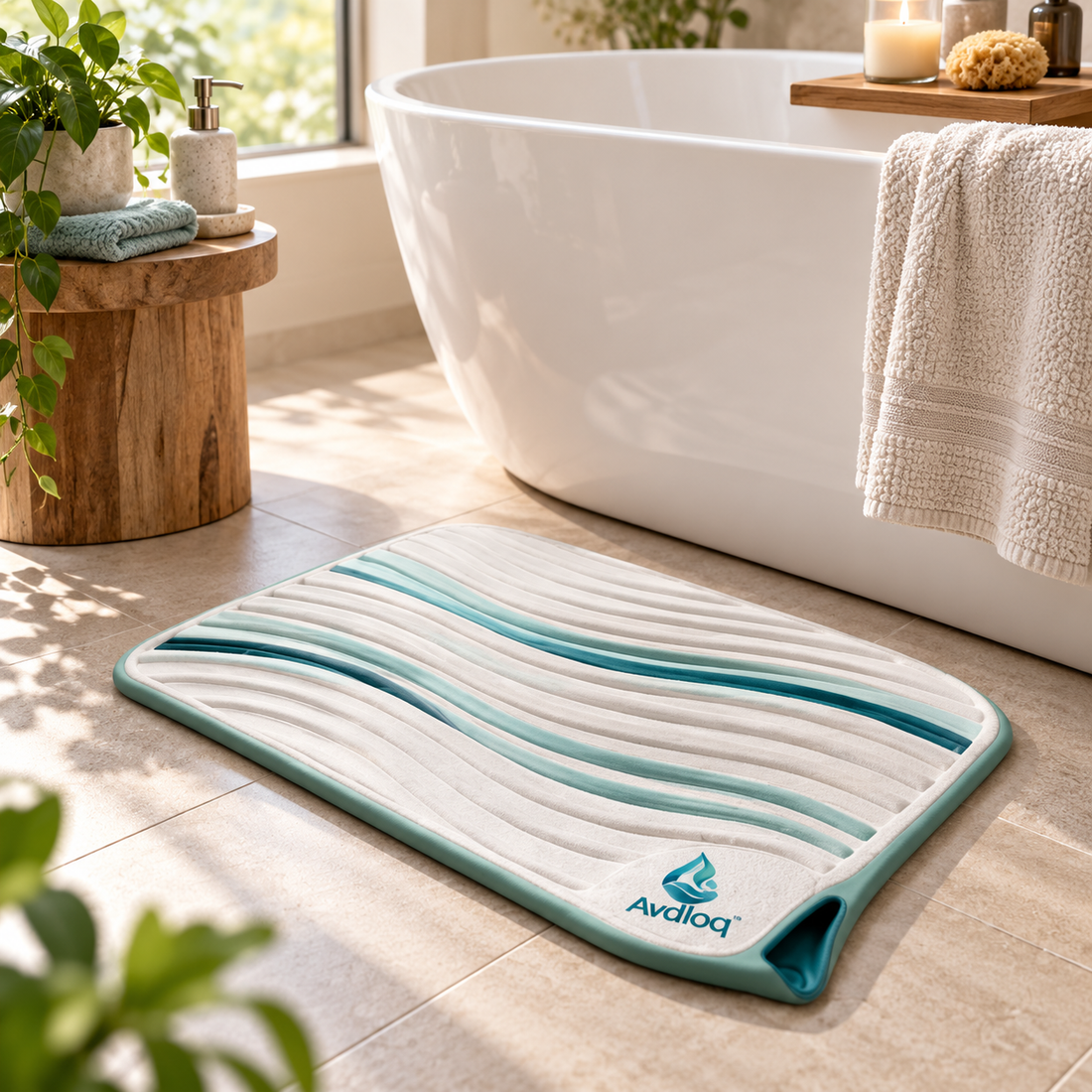 Avdloq™ WaveDrain Dual-Layer Foot Mat