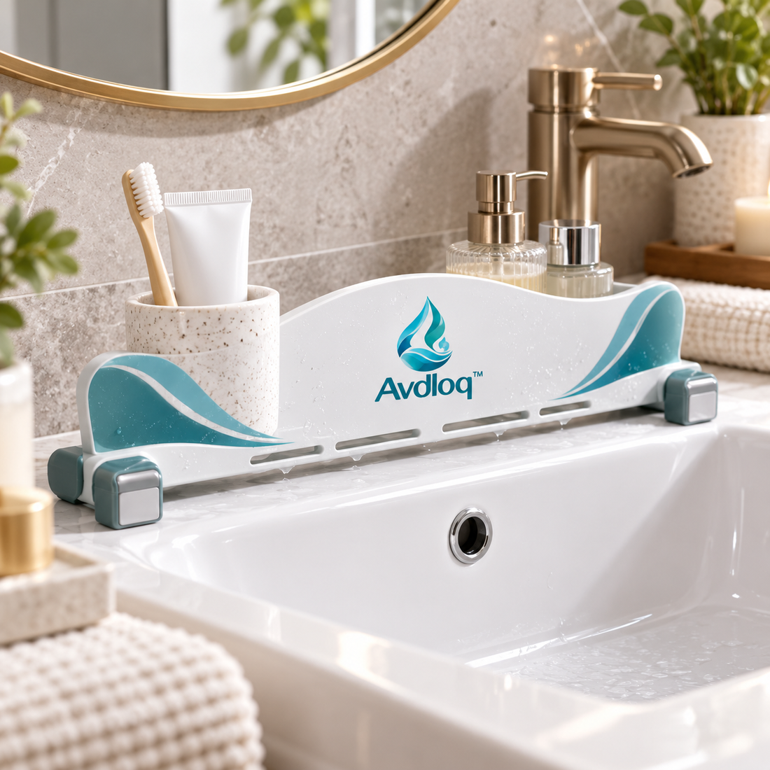 Avdloq™ BasinFlow Fold-Edge Splash Guard