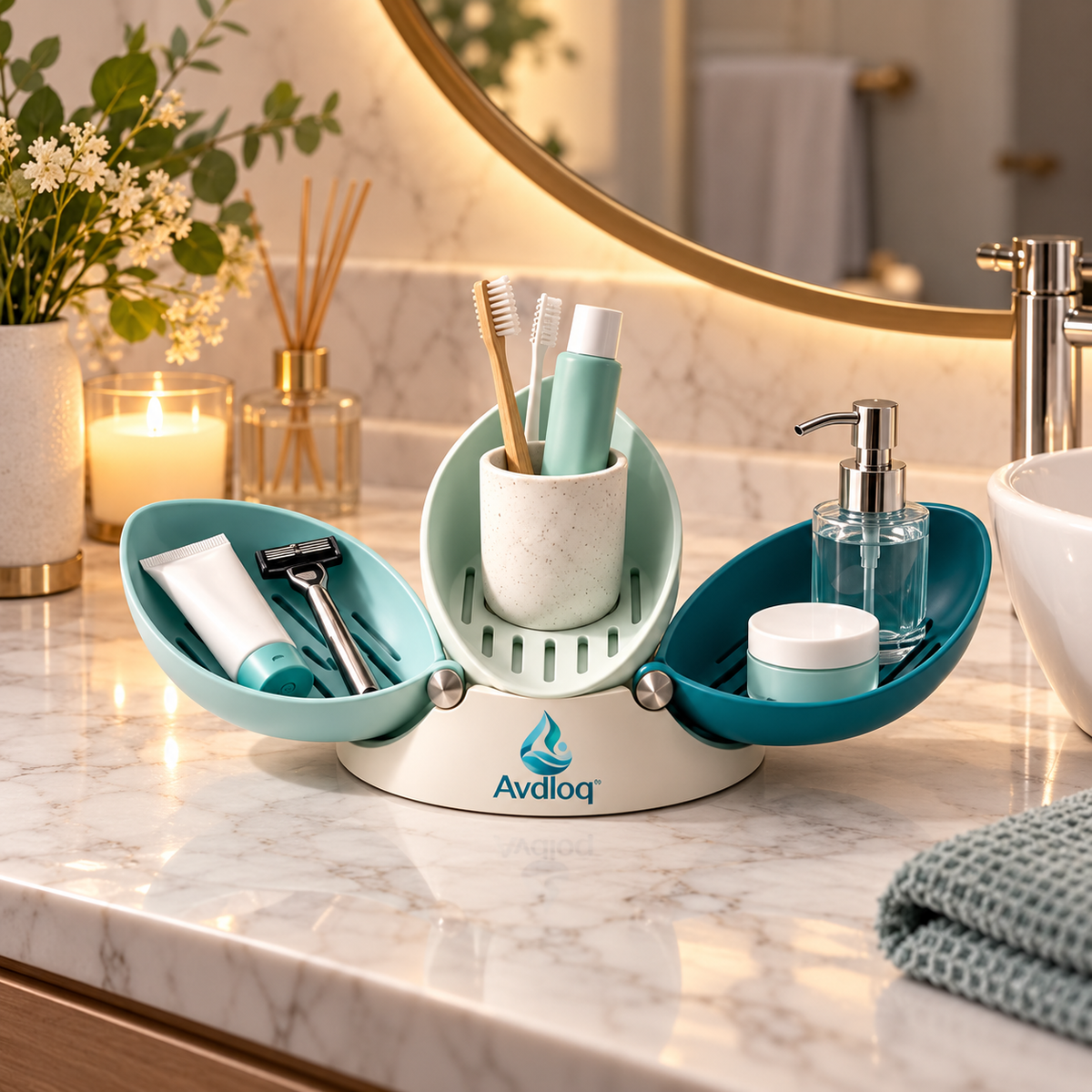 Avdloq™ PetalFold Vanity Carousel
